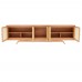 Balcão Buffet Ricco 273 Cm 5 Pts Laminado com Portas em Palhinha