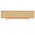 Balcão Buffet Ricco 273 Cm 5 Pts Laminado com Portas em Palhinha