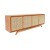 Balcão Buffet Ricco 220 Cm 4 Pts Laminado com Portas em Palhinha