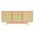 Balcão Buffet Ricco 167 Cm 3 Pts Laca com Portas em Palhinha